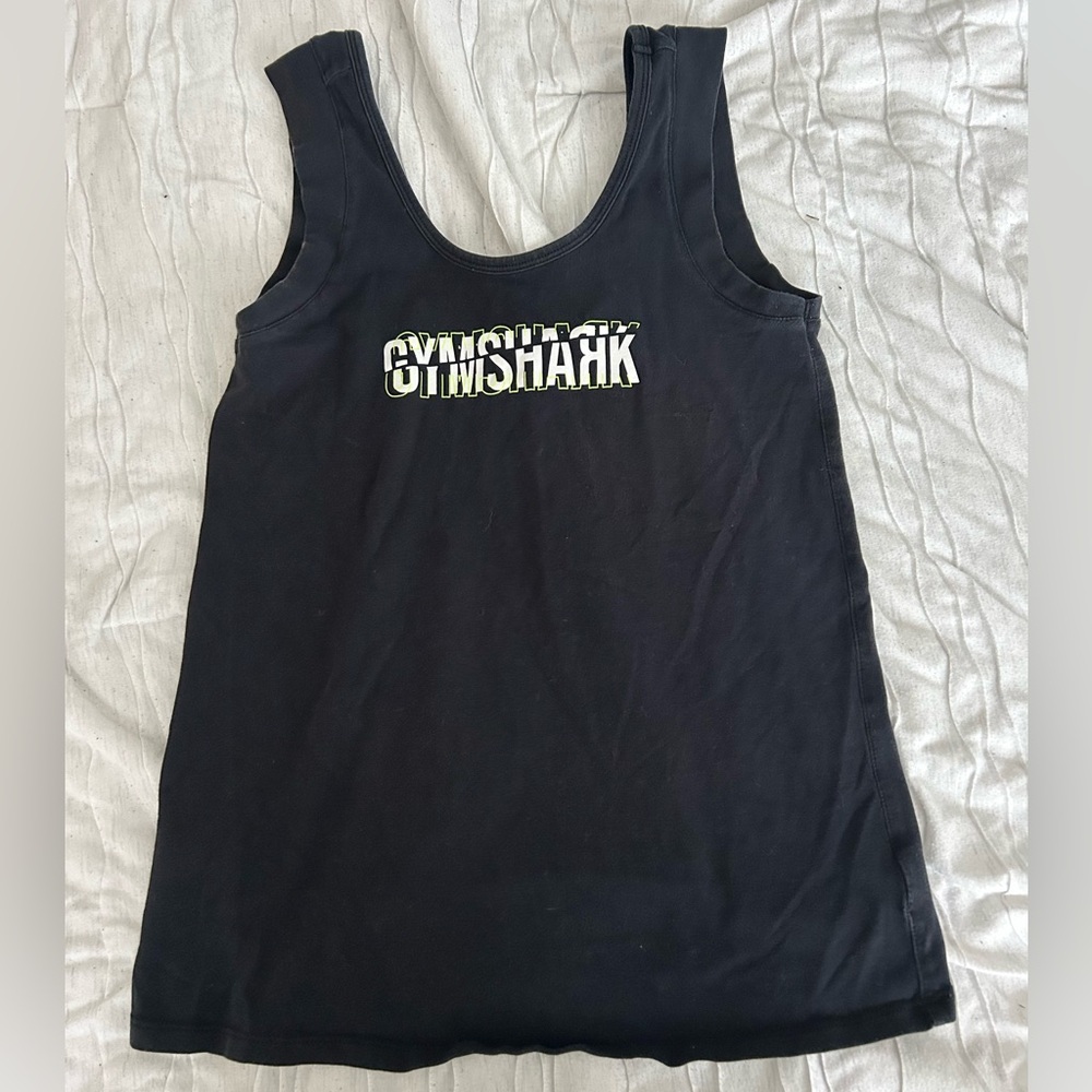 Gymshark Black Sleeveless Top